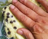チョコとマカデミアナッツのスコーン作り方4写真