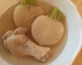簡単美味しい透き通る蕪と手羽元のスープ作り方9写真