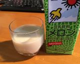 クールミントチョコかき氷豆乳メロン味作り方1写真