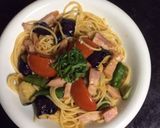 夏野菜のピリッと和風パスタ作り方7写真