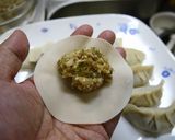 節約！キャベツの芯餃子(ニラ茎)作り方2写真