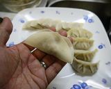 節約！キャベツの芯餃子(ニラ茎)作り方3写真