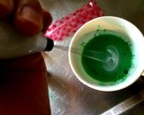 クールミントチョコかき氷豆乳メロン味作り方5写真