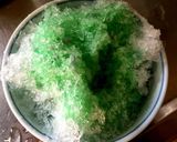 クールミントチョコかき氷豆乳メロン味作り方8写真