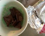 クールミントチョコかき氷豆乳メロン味作り方9写真