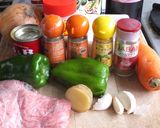 お豆腐と合挽き肉のヘルシー・ドライカレー作り方1写真