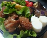 柚子ざんぎのカラフルバランスお弁当。作り方2写真