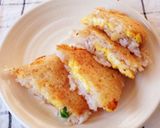 ゴマ油香る♪卵醤油ご飯の焼きおにぎらず＊作り方10写真