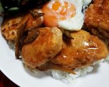 鶏むねひき肉で*ガッツリつみれ丼作り方7写真