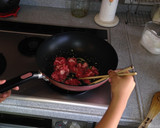 旬の筍と牛肉のあわせ炒め、和風。作り方4写真