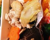 水炊きと☆焼き鮭＊高菜チャーハンのお弁当作り方6写真