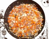 ほうれん草のキーマカレー作り方2写真
