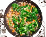 ほうれん草のキーマカレー作り方3写真