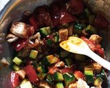 ピリ辛トマト冷麺しっかりタップリ夏野菜!作り方3写真