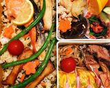 水炊きと☆焼き鮭＊高菜チャーハンのお弁当作り方11写真