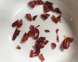 プチトマトキノコとオクラのペペロンチーノ作り方2写真