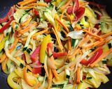 夏野菜たっぷりクリームチーズのテリーヌ作り方3写真