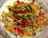 夏野菜たっぷりクリームチーズのテリーヌ作り方7写真
