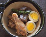 ☆かんたん美味しい!鶏手羽元煮☆作り方4写真