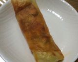 ねぎとチーズのあっさり焼春巻き作り方3写真