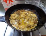 最速の納豆ともずく入り炒り卵作り方11写真