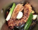 圧力鍋使用☆焼いて煮るチャーシュー作り方5写真