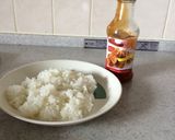超簡単！３分でスイートチリソースご飯作り方1写真