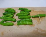 ししとうチャーハン作り方1写真
