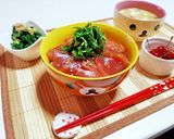 簡単！まぐろの漬け丼★作り方2写真