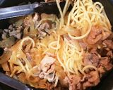 豚肉と梅しそのモチモチ冷製パスタ♡作り方7写真