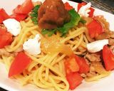 豚肉と梅しそのモチモチ冷製パスタ♡作り方8写真