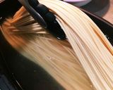 豚肉と梅しそのモチモチ冷製パスタ♡作り方4写真