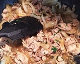 豚肉と梅しそのモチモチ冷製パスタ♡作り方3写真