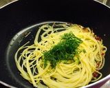 簡単☆美味い！紫蘇のペペロンチーノ作り方3写真