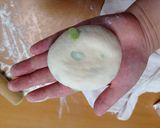 夏のおつまみにも♡枝豆チーズ平焼きパン作り方6写真
