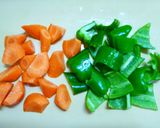 夏!酢豚風☆豚こまと野菜の甘酢あんかけ作り方6写真