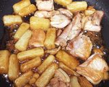 鶏肉と長芋の甘辛炒め作り方8写真