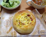 朝ごはんやランチに♡ベーコーンエッグパン作り方8写真