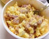 朝ごはんやランチに♡ベーコーンエッグパン作り方1写真