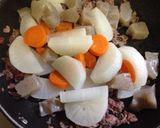 牛肉と大根 こんにゃくの煮物作り方4写真