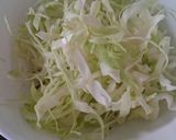 千切りキャベツに塩昆布マヨ♪作り方1写真