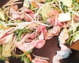 菜食主義の旨辛豚肉豆腐。作り方4写真