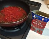 トマト煮込みハンバーグ ☆大人味☆作り方3写真