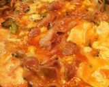 菜食主義の旨辛豚肉豆腐。作り方6写真