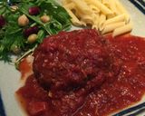 トマト煮込みハンバーグ ☆大人味☆作り方4写真