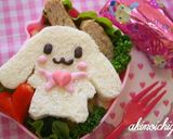 シナモンのサンドイッチ弁当(キャラ弁)作り方8写真