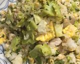 チヤーハン(ポーク＆ブロッコリー)作り方7写真