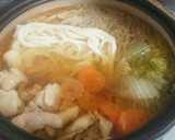 だしがきいてる～鶏肉とろろ鍋☆作り方5写真