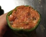 ピーマンの肉詰め★蒸し焼きでソースも★作り方3写真