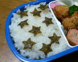 毎日のお弁当☆　のり弁作り方3写真